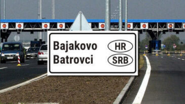 Grenzübergang Kroatien-Serbien Bajakovo - Batrovci