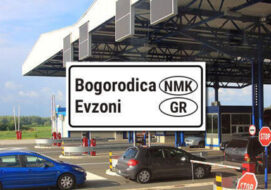 Grenzübergang Mazedonien-Griechisch Bogorodica Evzoni