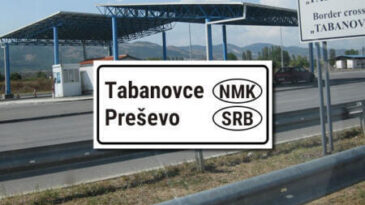 Grenzübergang Mazedonien Serbien Tabanovce Presevo