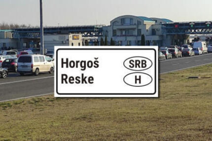 Border crossing Serbia Hungary Horgos Reske