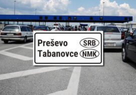 Grenzübergang Serbien - Nordmazedonien presevo-tabanovce