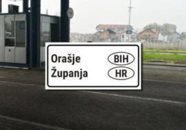 border crossing BIH Croatia Orasje Zupanja