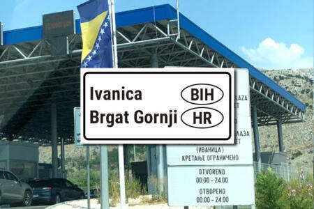 Grenzübergang bih hrvatska Ivanica brgat gornji put za dubrovnik
