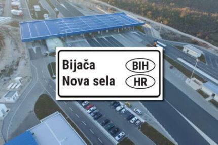 Passaggio di frontiera della Bosnia ed Erzegovina Croazia Bijaca Nova Sela