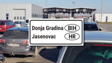 grenzübergang bih kroatien donja gradina jasenovac