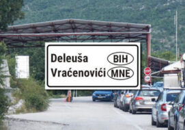 Grenzübergang BIH Montenegro deleuša Vraćenovići
