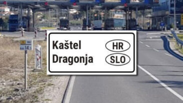 grenzübergang kroatien slowenien kastel dragonja