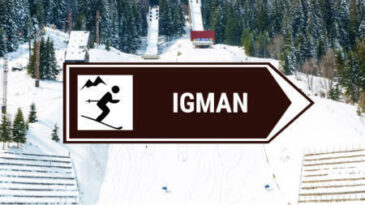camera skier Igman