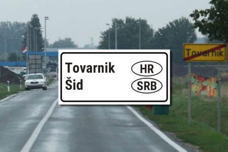 Border crossing Croatia Serbia Tovarnik Sid