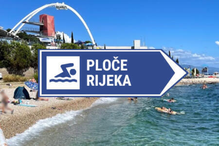 camera beach Ploce Rijeka Croatia