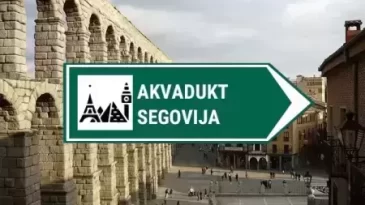 kamera Akvadukt u Segoviji Spanija